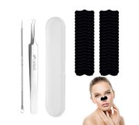 OHREN 40 cerotti nasali per la pulizia profonda dei punti neri con carbone attivo, per tutti i tipi di pelle, per uomini e donne