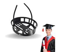 OHREN Fascia regolabile Grad Cap fascia, fissare il tuo cappello da laurea e la tua acconciatura, fascia per capelli da laurea, rende il berretto da laurea solido, non cade