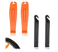 OHREN Set da 4 Leve per Pneumatici Portatili, Montaggio e Riparazione, in Fibra di Nylon, Leve Smontagomme e Plastica per Ripara Gomme Bici, Kit Pneumatici, Adatto a Tutte Le Bici (Arancione, Nero)