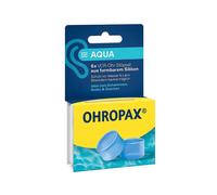 OHROPAX Aqua Tappi per le orecchie - Protezione dall'acqua nell'orecchio durante il nuoto, il bagno o la doccia - Tappi pre-auricolari in silicone modellabile - Adatto a tutte le orecchie - Livello di