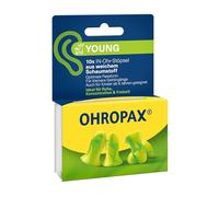 OHROPAX Young - Tappi per orecchie con canali uditivi più piccoli - Tappi per orecchie in schiuma morbida - Livello di isolamento acustico SNR 35 dB - Ideale per riposo, concentrazione e tempo libero
