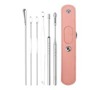 Ohrreinigungsset - Hunde Ohrenreinigungstool, Edelstahl Spiral-Ohrenschmalz-Entferner-Set | Elektrischer Ohrenreiniger Für Mensch Und , Ohrenschützer Mit Spritze & Ohrenschmalzs