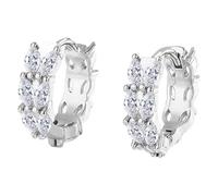 Ohrringe Stöpsel Ashionable Heart Shaped Cubic Zirconia Huggie Earrings 10mm Pair For Infants Toddlers & Young Girls Shiny & Lovable Earrings For Birthday Grüne Blattohrringe (Gold, One Size)