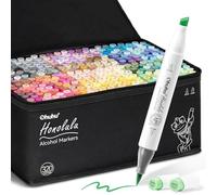 Ohuhu Pennarelli Alcol 320 Pennello & Scalpello Set Schizzi Arte
