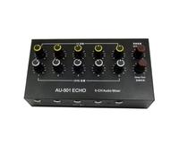 Ohulelks Espansore Microfonico A 5 Canali Microfono 6.5 mm Mixer Microfonico Ricaricabile Microfono Expander