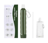 Ohulelks Filtro Acqua Portatile Camping Mini Filtro Acqua di Emergenza per Escursioni, Viaggi e Pronto Soccorso