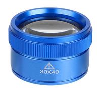 Ohulelks Gioielli di Gioielli In Loupe Ingrandimento Vetro 40x30 Gioiellieri A Loop Riparazione Tasca Blu Blu