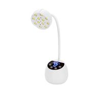 Ohulelks Lampada Induttiva per Manicure da Tavolo Lampada A Asciugatrice per Unghie A Doppia Sorgente di Luce Strumento da Tavolo per la Fototerapia Pieghevole A Basso Consumo di Energia