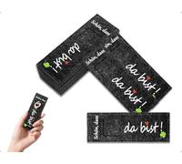 OHYANYAO 10 Pezzi Feltro per Cioccolatini,Schön dass du da bist,Confezione Personalizzata per Cioccolatini Adatta per Eventi di Gruppo,Lauree,Matrimoni,Compleanni,Feste(Grigio Scuro)