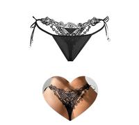 ohyeahlady Micro Perizoma G-String Donna Perizoma Donna Seducente Hot Filo Taglie Forti Tanga Curvy Micro Bikini Slip Brasiliana Biancheria Intima Intimo S,Nero