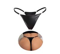 ohyeahlady Regolabile Perizoma Leopardato Donna Taglie Forti Tanga Seta di Ghiaccio Elastico Bikini T-Back T Indietro Thong G-String Mutande Brasiliana Mini Slip Lingerie Curvy Intimo
