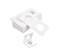 OHYER 100 Pezzi Cartoncini per Monete Cardboard Coin Holder Moneta Caso della Copertura di Vibrazione Rifornimenti di Raccolta Monete per Protezione e Raccogliere Monete (Dimensioni 31.5 mm)