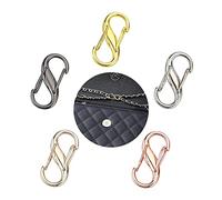 OHYER 5 Pezzi Fibbie in Metallo Regolabili per Tracolla Accorciamento della Catena in Metallo Fibbie per Accorciare Lunghezza e Connettore della Catena dello Borsetta Braccialetto (5 Colori)