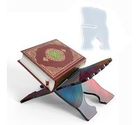 OHYER Espositore per libri aperti di grandi dimensioni Leggio da Cucina Leggio per libri in acrilico trasparente a forma di X extra spesso Per musicale supporto libro cucina (Weiße, 30 * 20 * 0,8 cm)