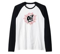 OI OI OI! Ska Streetpunk Hardcore Punk Skinhead Maglia con Maniche Raglan