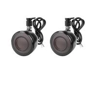 OIAJDSAD Indicatori Direzione Per Moto Per Dyna Per Softail Sportster 883 1200 2 Pezzi Ambra Moto Metallo Indicatori Direzione Anteriori Luci DRL 3 Fili Lampadina(LED Style B)