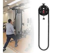 oiakus Endless Rope Trainer, Sistema di Pulegge con Cavo, Allenamento con Corda da Fitness, Resistenza Regolabile, per Esercizi di Presa, Braccia, Schiena E Coordinazione del Corpo