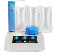 oiakus Macchina per La Produzione di Imballaggi con Cuscini d'Aria, Macchina Automatica per Cuscini d'Aria, velocità Regolabile su 10 Livelli, velocità di Gonfiaggio: 5-10 M/min, per Il Riempimento