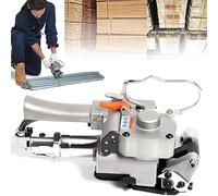oiakus Reggiatrice Portatile, Reggiatrice Portatile a Caldo, Strumento di Reggiatura Pneumatico, Forza 3500n, Dimensioni Dell'imballaggio: 13-19 Mm, per Un Imballaggio Efficiente