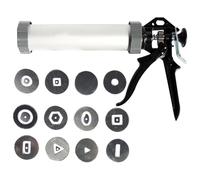 oiakus Strumento per Estrusione Dell'argilla, Stampo Manuale per Estrusione di Argilla Morbida Ceramica, con 12 Piastre Diverse, per Scultura E Lavorazione Artigianale della Ceramica