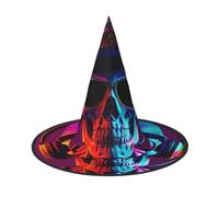 OIBNKCN Cappello da strega con torre di tamburo, perfetto per donne, uomini, cappello da strega, decorazione da appendere e per feste