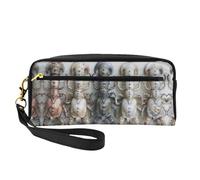 OIBNKCN Five Beetles - Trousse da viaggio versatile, con stampa fronte/retro, in pelle PU ultra morbida, organizer per cosmetici, per donne, festa della mamma e apprezzamento degli insegnanti