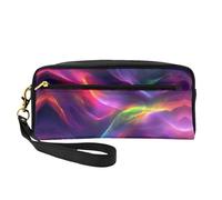 OIBNKCN Mysterious aurora Versatile borsa per il trucco da viaggio, stampa fronte/retro, in pelle PU ultra morbida, organizer per cosmetici, per donne, festa della mamma e apprezzamento degli