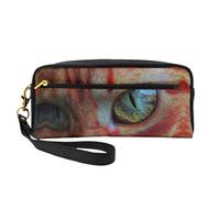 OIBNKCN The mysterious cat - Trousse da viaggio versatile da viaggio, con stampa su entrambi i lati, in pelle PU ultra morbida, organizer per cosmetici, per donne, festa della mamma e apprezzamento
