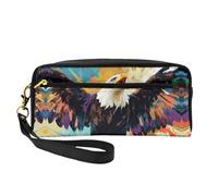 OIBNKCN The Screaming Eagle Flying - Trousse da viaggio versatile, con stampa fronte/retro, in pelle sintetica ultra morbida, organizer per cosmetici, per donne, festa della mamma e apprezzamento