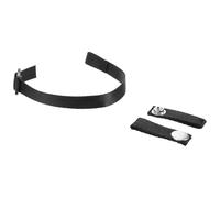 OIDANCLE Sottogola per casco da hockey, poliestere, nero, 1 set, accessorio per casco, non facile da far cadere, per hockey e baseball