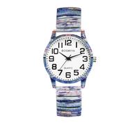 OIDEA Boho - Orologio elastico da donna: orologi rotondi analogici al quarzo per signora scala numeri arabi grandi chiari e facili da leggere cinturino in lega - accessorio unico per gli amanti