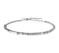 OIDEA Bracciale in acciaio inossidabile coppia: bracciale coppia codice Morse I Love You messaggio d'amore segreto, regalo romantico per San Valentino e compleanno, Acciaio inossidabile