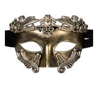 Oidea Maschera in maschera da uomo: maschera vintage a mezzo viso antico egiziano greco romano maschera per Halloween, martedì grasso, ballo di fine anno, cosplay, feste in costume maschere, colore