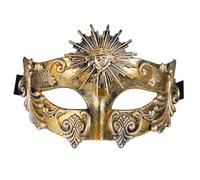 Oidea Maschere in maschera da uomo: maschera antica greca romana del sole divinità mezza maschera per Halloween, ballo in maschera, ballo in maschera, cosplay, feste in maschera, feste in maschera