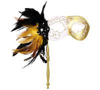 OIDEA Maschere mascherate portatili: maschera piume veneziane sexy per Halloween Carnevale festa gioco di ruolo - costumi cosplay