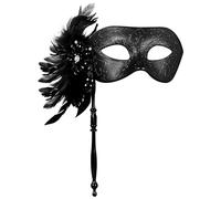 OIDEA Maschere mascherate portatili: maschera piume veneziane sexy per Halloween Carnevale festa gioco di ruolo - costumi cosplay