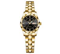 OIDEA Orologi analogici coppia rotonda: orologio al quarzo impermeabile per uomo e donna cinturino in acciaio inossidabile rimovibile luminoso date scala bar - per il tempo libero affari regali,