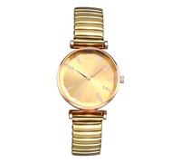 OIDEA Orologio da donna elegante estensibile: orologio da polso elastico in acciaio inossidabile con numeri romani e zirconi quadrante solare - regalo mamma festa della mamma