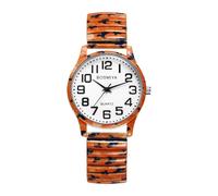 OIDEA Orologio Uomo Donna Elastico: Analogico al Quarzo Grandi Numeri Arabi per Una Facile Lettura Cinturino Cappello da Strega - Regalo Uomo Donna Halloween Cosplay