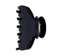 OideGuiing Fermaglio per capelli medio in acetato resistente, 7,6 cm, nero, per capelli fini e medi spessi (nero)