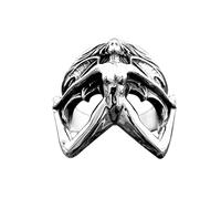 OIDIMS Devil Lilith Anello da uomo in acciaio inossidabile punk rock biker band anello singolo anello personalizzato nocca medio bande per uomo donna migliore fratello compleanno Natale comfort fit