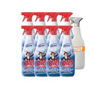 OièS Saniessenza Detergente Profumato 750 ml - Profumatore Ambiente 5 in 1 Spray Igienizzante Multiuso per Pavimenti e Superfici - Profuma, Igienizza, Deodorizza, Deterge e Spolvera - Blue (8 Unità)