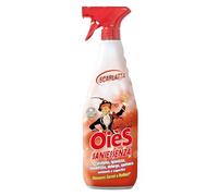OièS Saniessenza Detergente Profumato 750 ml - Profumatore Ambiente 5 in 1 Spray Igienizzante Multiuso per Pavimenti e Superfici - Profuma, Igienizza, Deodorizza, Deterge e Spolvera - Scarlatta