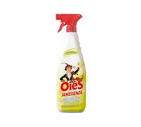 OièS Saniessenza Detergente Profumato 750 ml - Profumatore Ambiente 5 in 1 Spray Igienizzante Multiuso per Pavimenti e Superfici - Profuma, Igienizza, Deodorizza, Deterge e Spolvera - Gialla