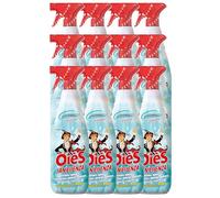 OièS Saniessenza Detergente Profumato 750 ml - Profumatore Ambiente 5 in 1 Spray Igienizzante Multiuso per Pavimenti e Superfici - Profuma, Igienizza, Deodorizza e Spolvera - Acquamarina (12 Unità)