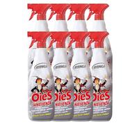 OièS Saniessenza Detergente Profumato 750 ml - Profumatore Ambiente 5 in 1 Spray Igienizzante Multiuso per Pavimenti e Superfici - Profuma, Igienizza, Deodorizza, Deterge e Spolvera - Bianca (8 Unità)
