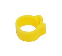 OIEWRYZLE 200 Pezzi di Fascette for Zampe di pollame - Anelli di identificazione Resistenti for Uccelli for piccioni, Anatre, polli e pappagalli - for la Gestione dell'azienda agricola(Yellow)