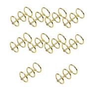 OIFAODAO, 10 Clip for raccoglitori ad Anelli, 3 for Fogli Sciolti, for Libri, for for Notebook, diario, Album Fotografico, Rilegatura,Raccoglitori ad Anelli