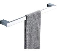 OIFAODAO, Asciugamano a specchio quadrato, asta singola, hardware for il bagno esteso, portasciugamani luminoso ,Portasciugamani(70Cm)