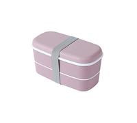 OIFAODAO, Bento Boxes Lunch Box a doppio strato, Materiale plastico, Frigorifero for alimenti, Scatola for la conservazione dei prodotti freschi, Scomparto,Contenitore per il pranzo(Pink)